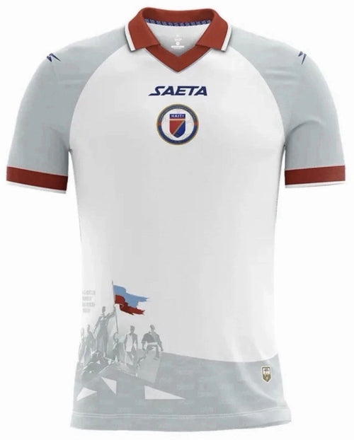 2026 Haiti Soccer Team Fans Jersey White